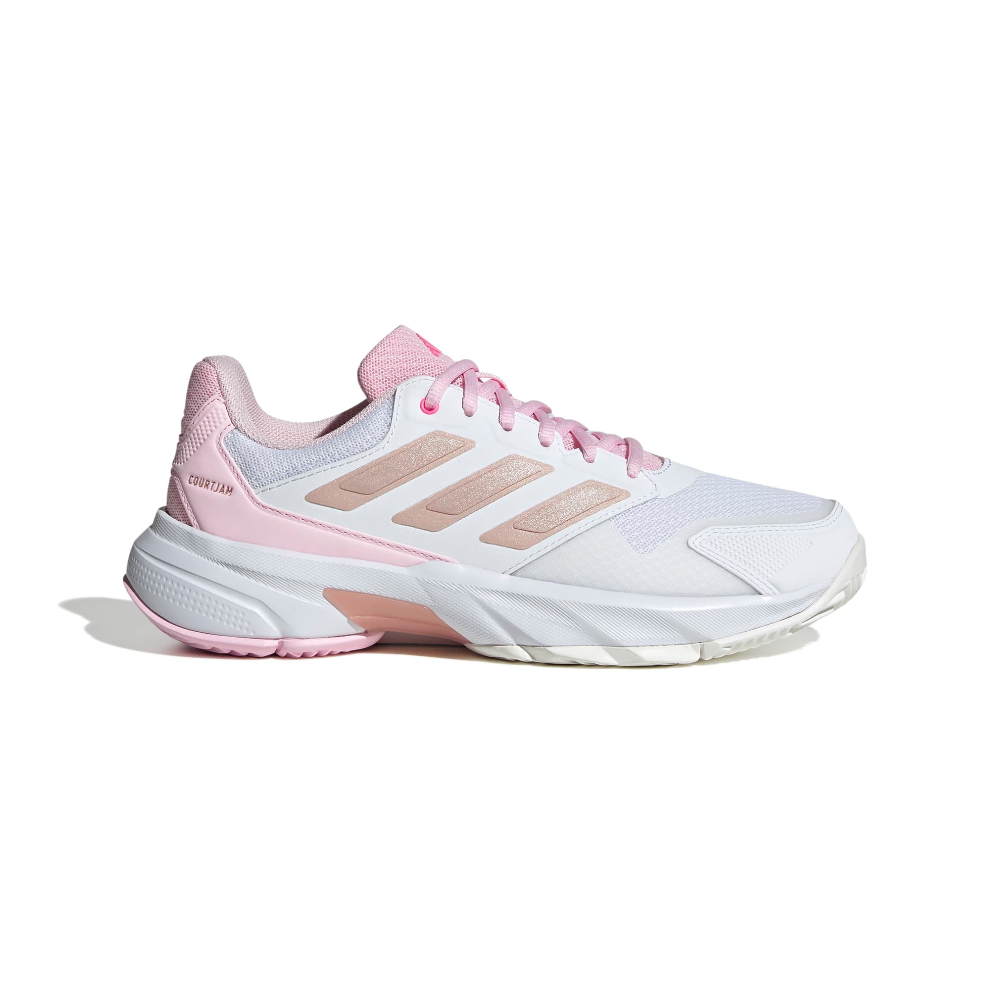 Adidas Courtjam Control 3 Tennis Shoes Cloud White