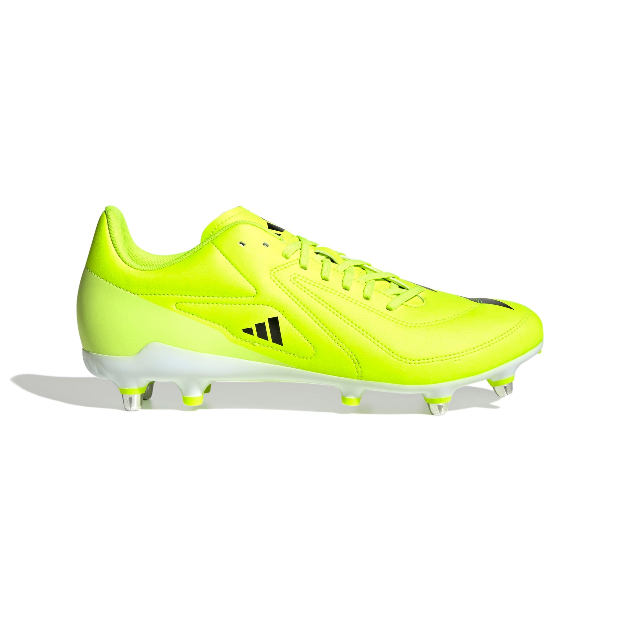 Adidas RS15 Soft Ground Rugby Boots Lucid Lemon / Core Black