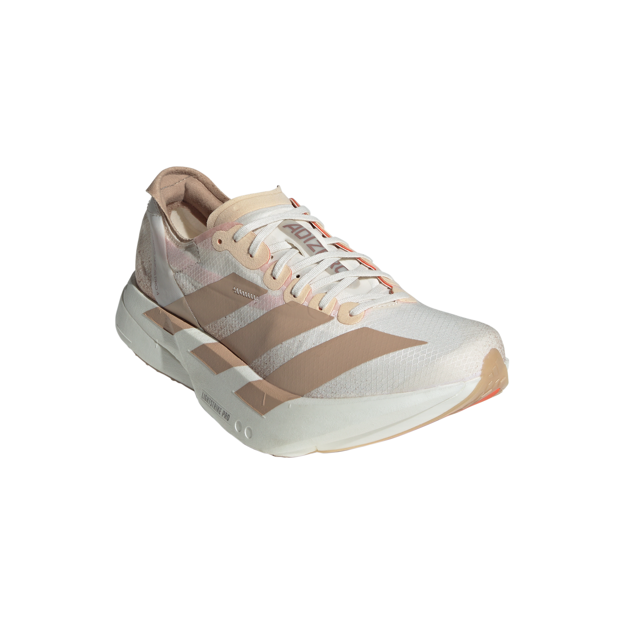 Adidas Adizero Adios Pro 4 Chalk White / Warm Sandstone