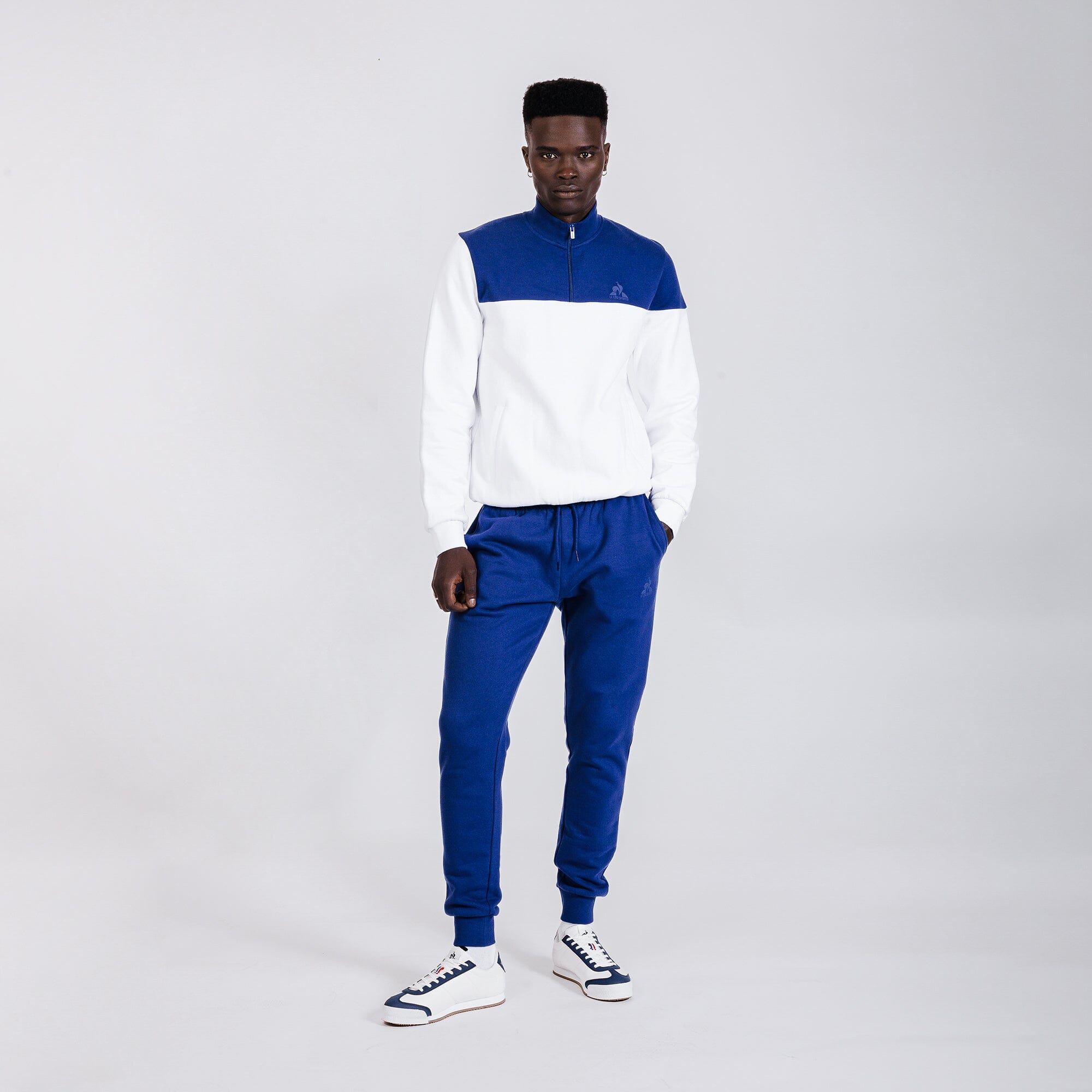 Essential Tone on Tone Zip Sweatshirt - Le Coq Sportif