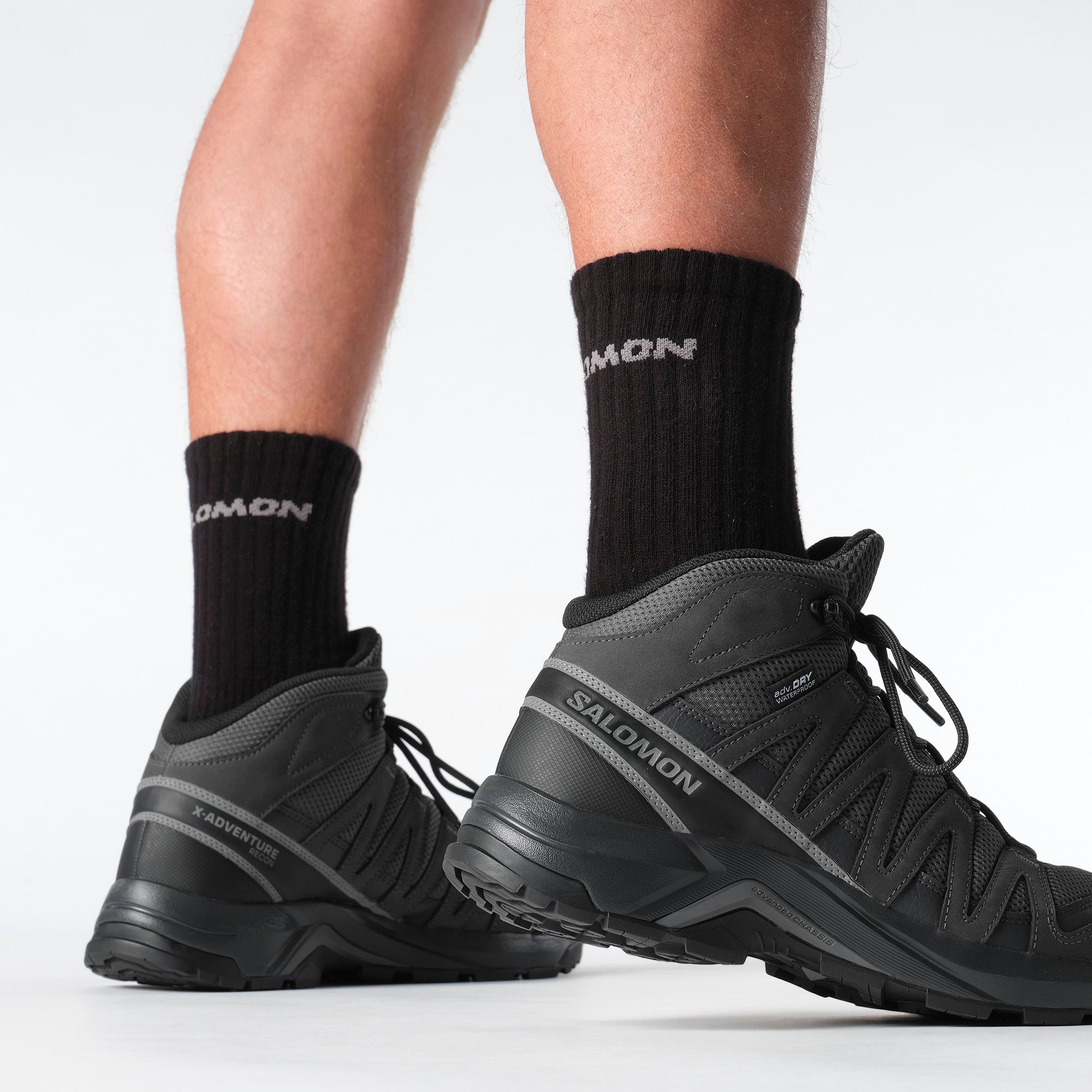 Salomon X-Adventure Recon Mid Waterproof Hiking Boots: Durable Leather Trail Footwear