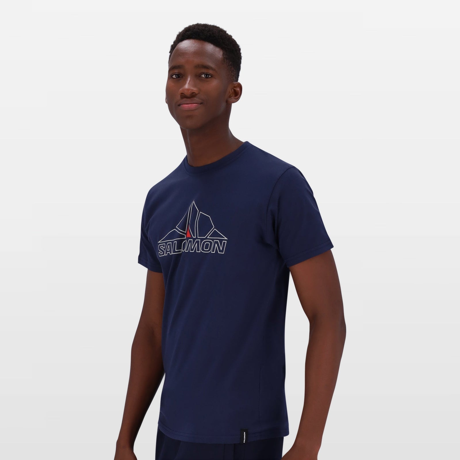 Salomon Men's Lonzo Cotton Graphic T-Shirt - Standard Fit Night Sky