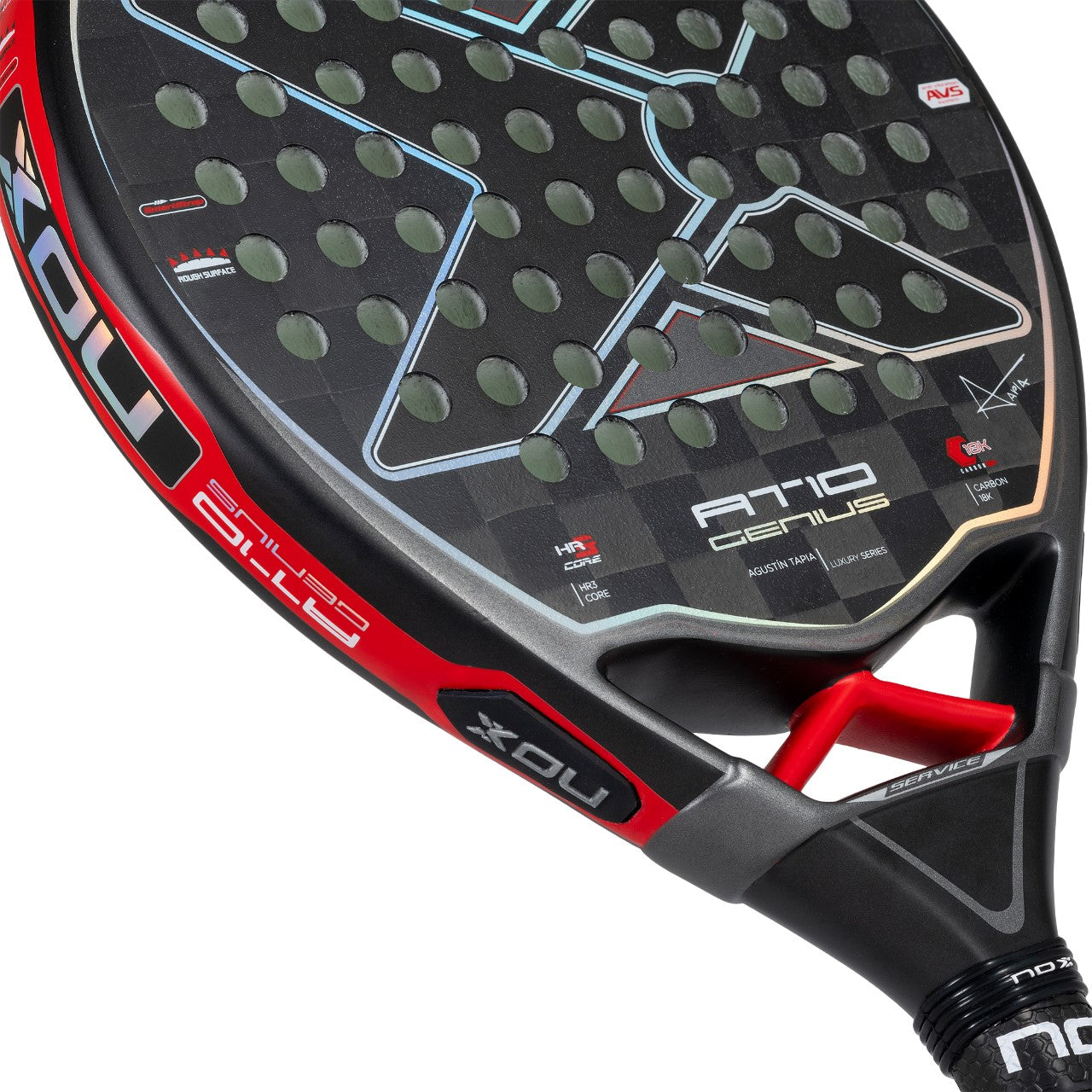 NOX AT10 Genius 18K Padel Racket-Heart