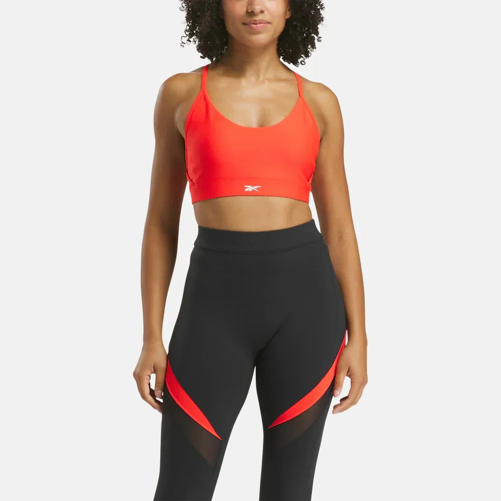 lux strappy sports bra