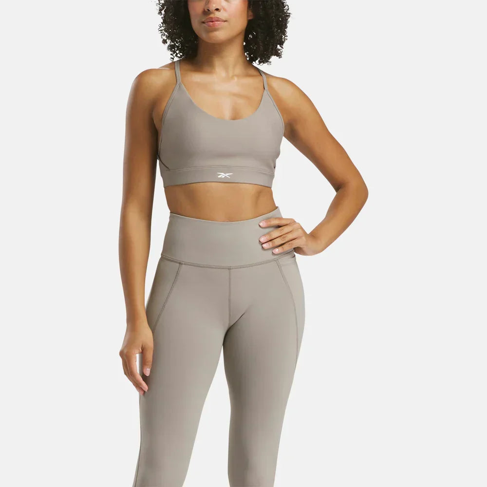 lux strappy sports bra