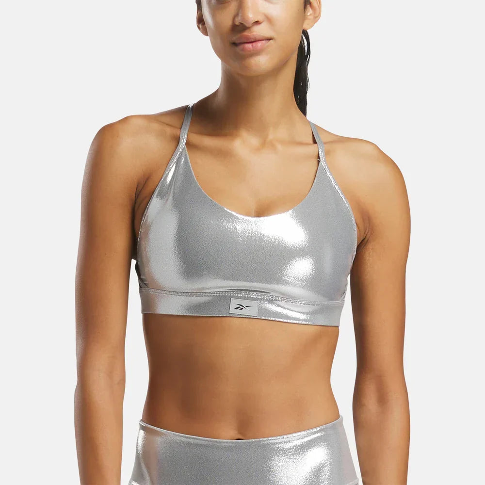 Lux Chrome Strappy Bra
