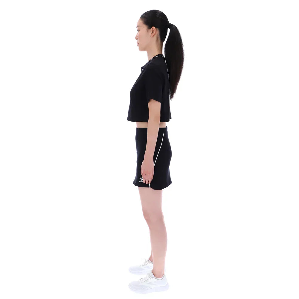 Brianna Flared Skirt With Foil Logo (1)