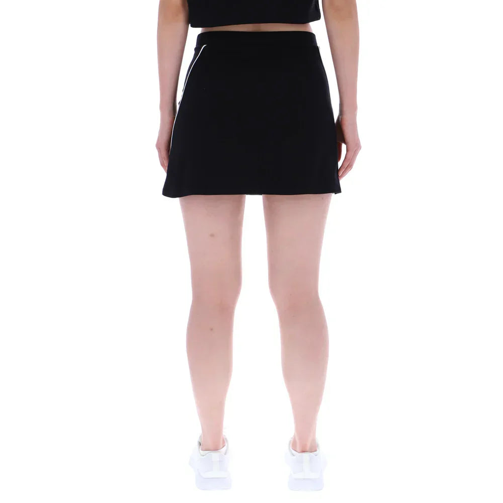 Brianna Flared Skirt With Foil Logo (2)