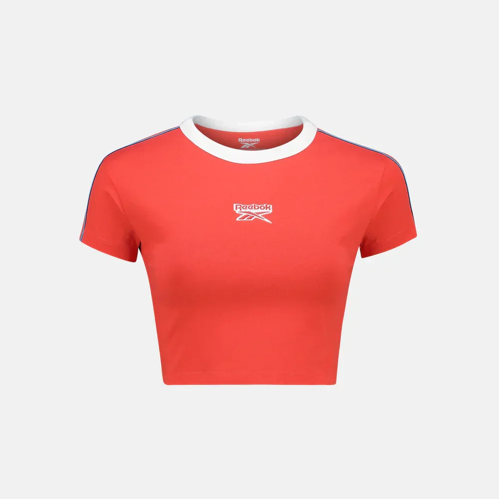 Laura Crew Neck Ss Retro Footy Tee