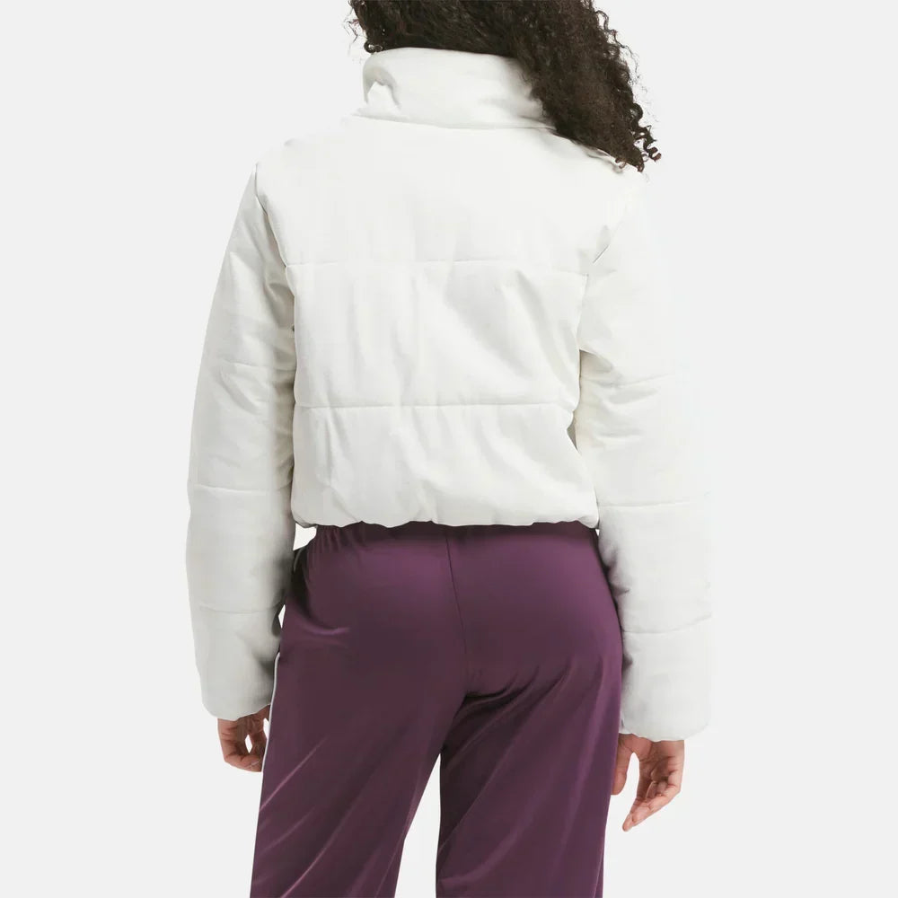 Faux Leather Fashion Puffer Jacket (1)