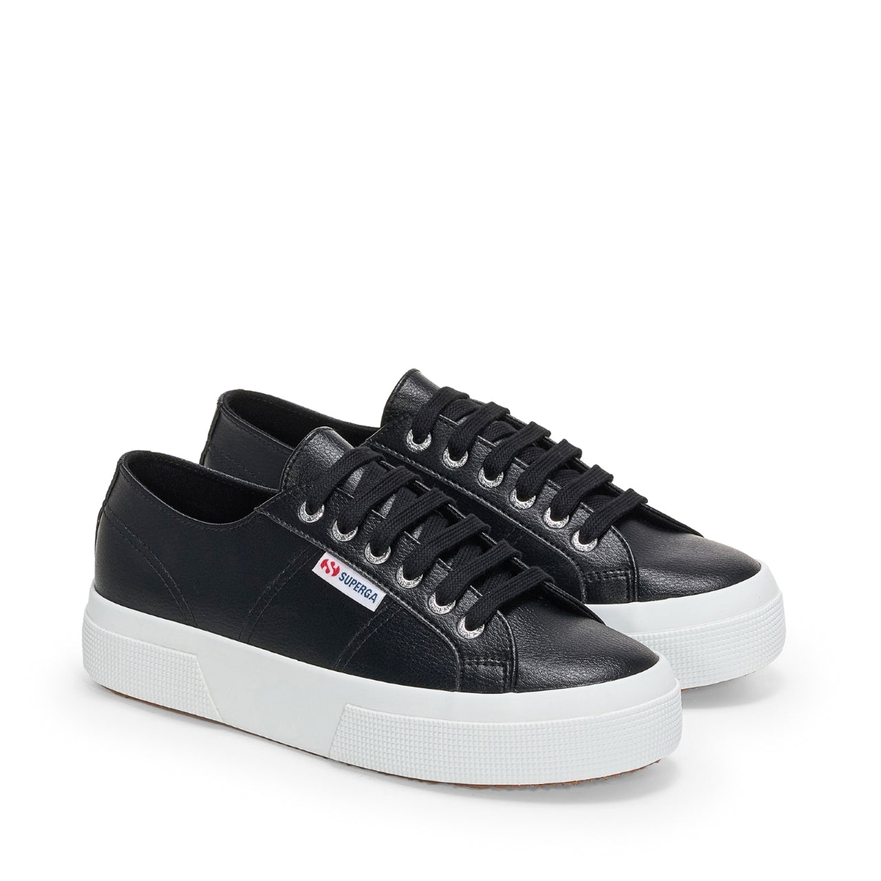 2740 PLATFORM LEATH - Black Canvas