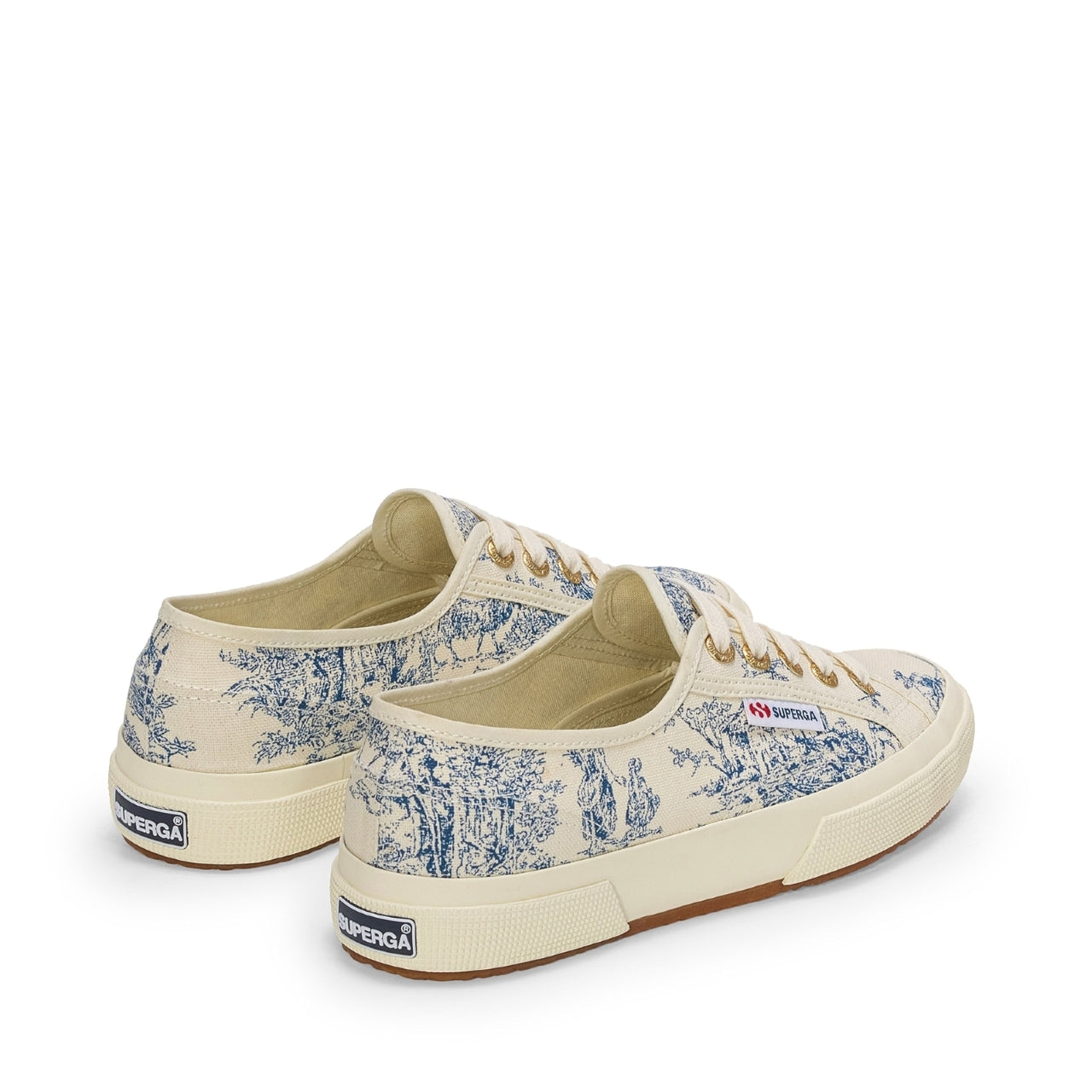 2750 TOILE DE JOUY - BEIGE NATURAL BLUE