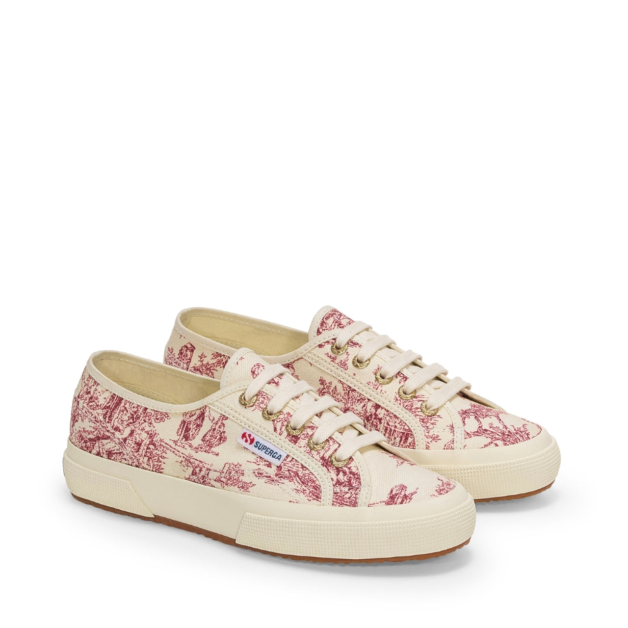 2750 TOILE DE JOUY - BEIGE NATURAL RED