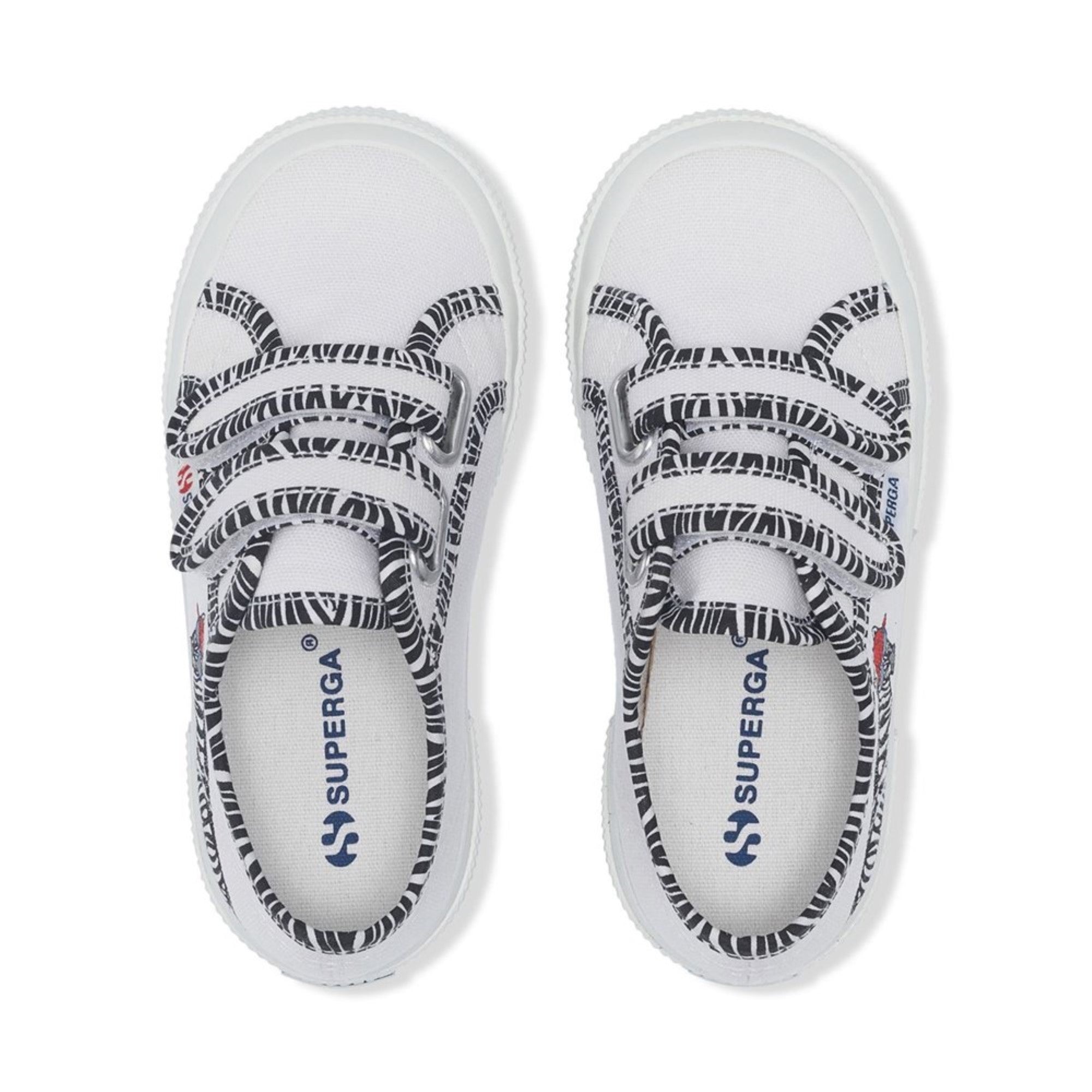 2750 KIDS STRAP ZEBRA A7J WHITE BLACK