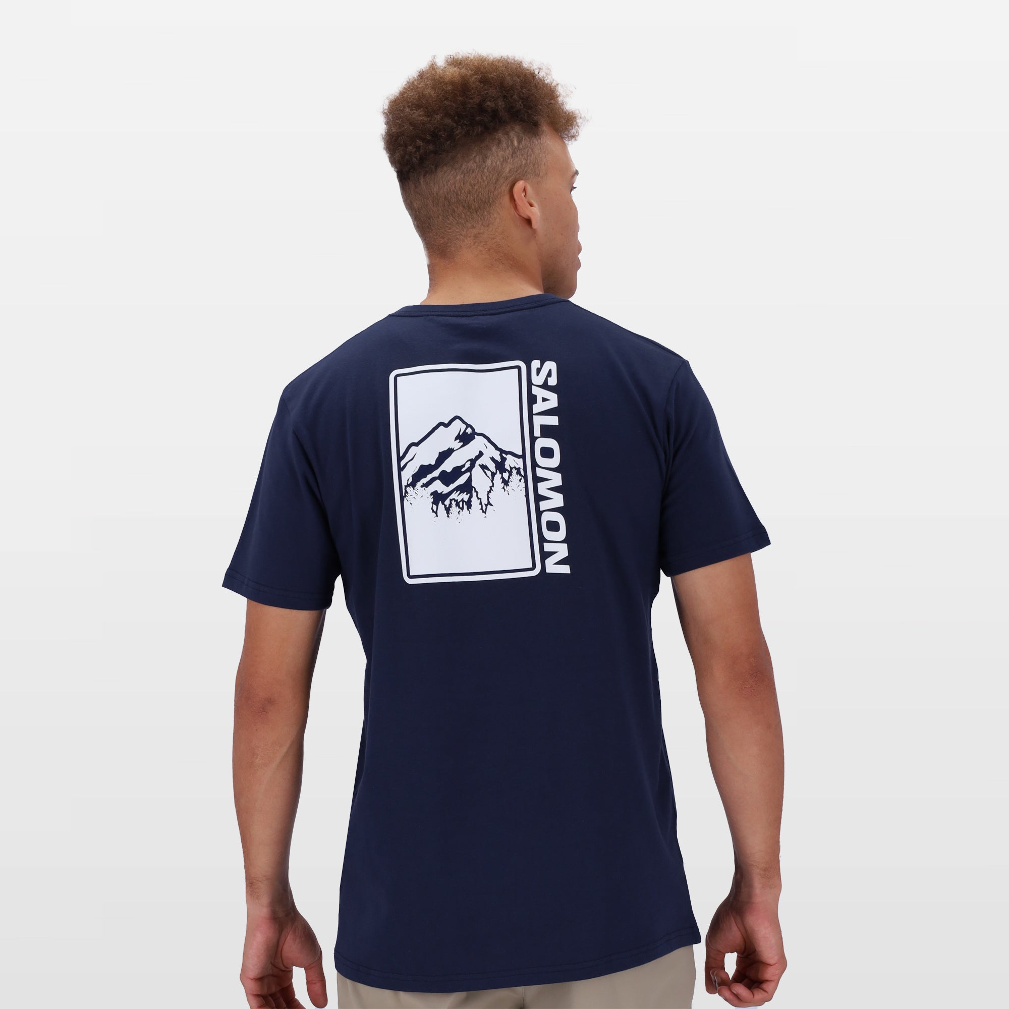 Salomon Men's Quiver Cotton Graphic T-Shirt – Comfortable Standard Fit Casual Wear