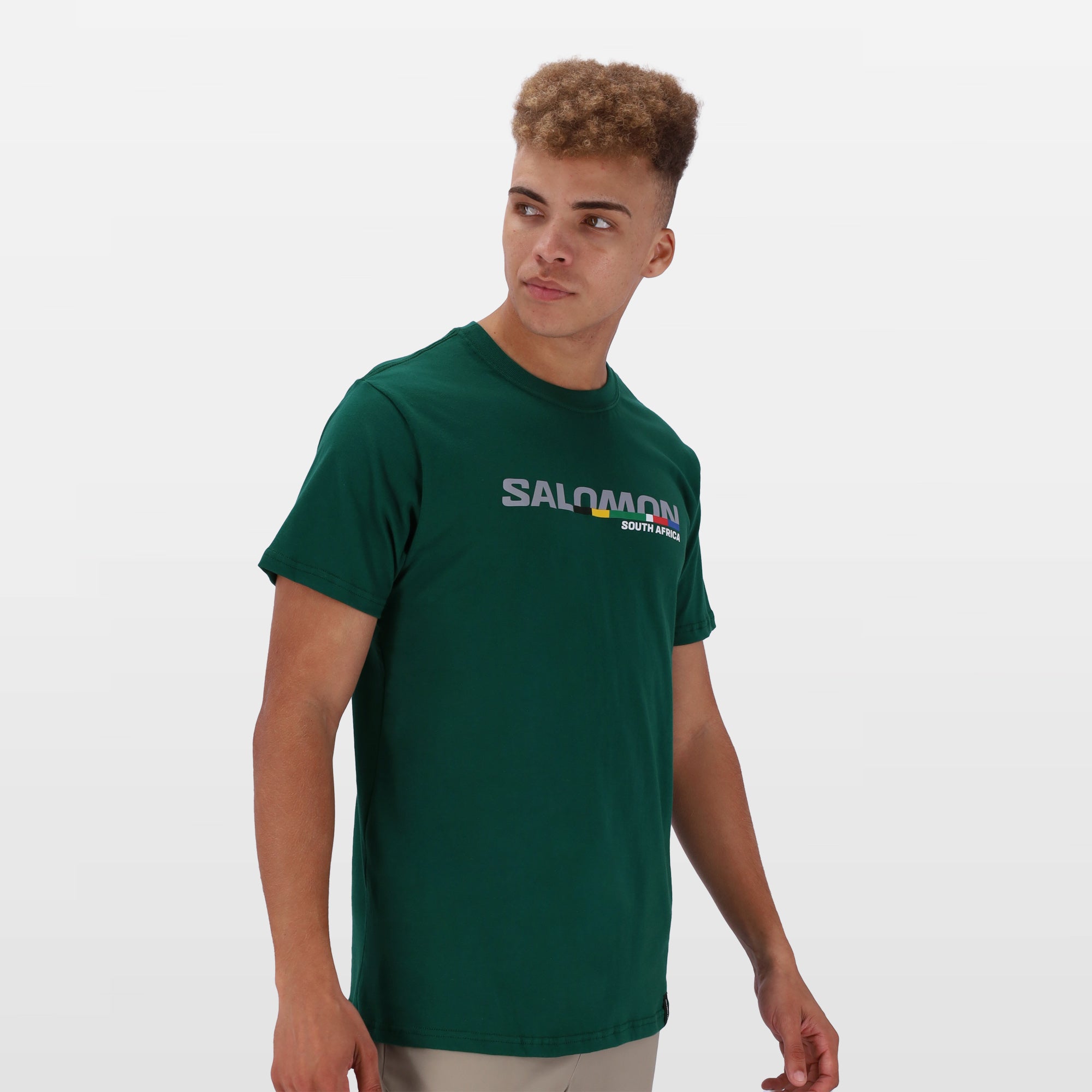 Salomon South Africa Men's Cotton Graphic Tee Shirt for Casual Comfort