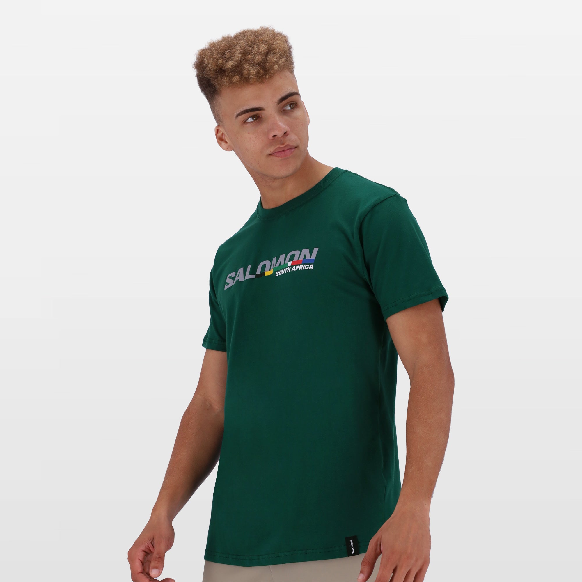Salomon South Africa Men's Cotton Graphic Tee Shirt for Casual Comfort