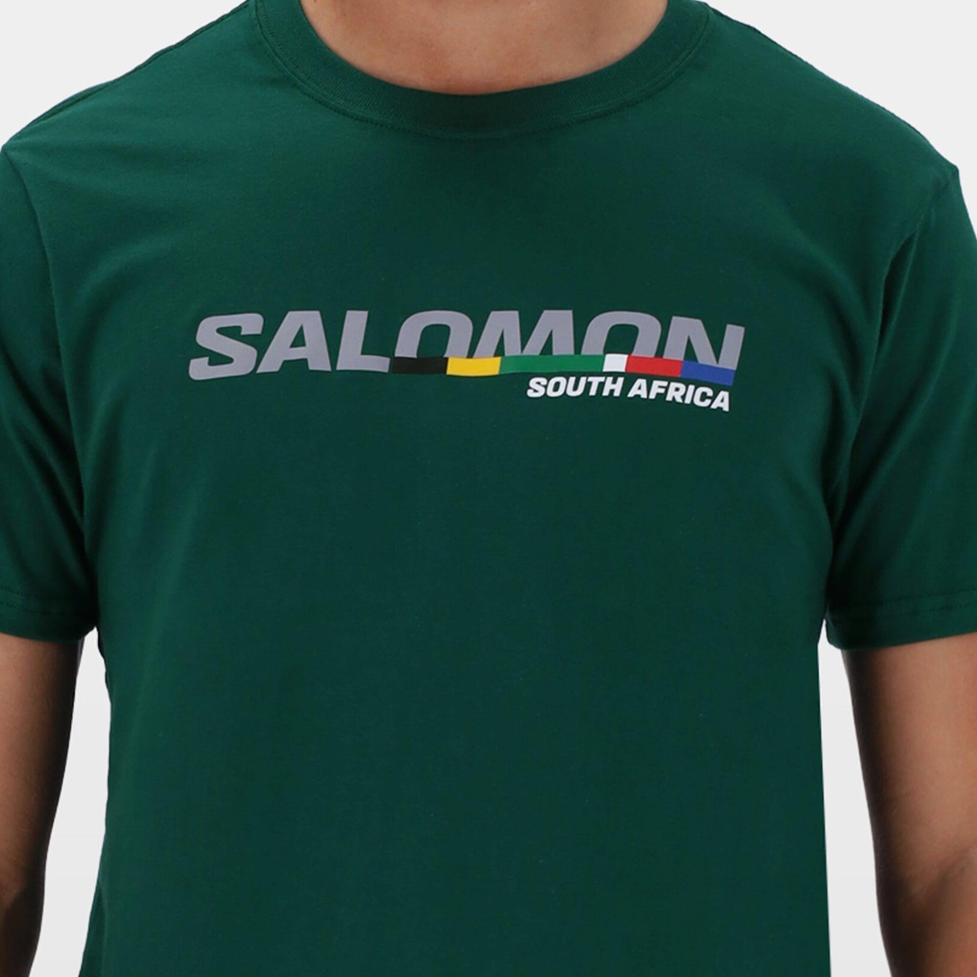 Salomon South Africa Men's Cotton Graphic Tee Shirt for Casual Comfort