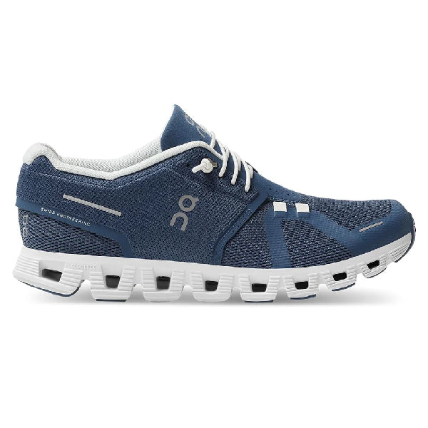 On Cloud 5 Denim | White