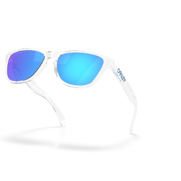 Oakley Frogskins S Polished Clear Prizm Sapphire