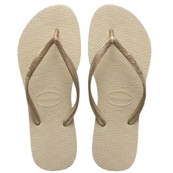 Havaianas Slim Sand Grey/ Light Golden