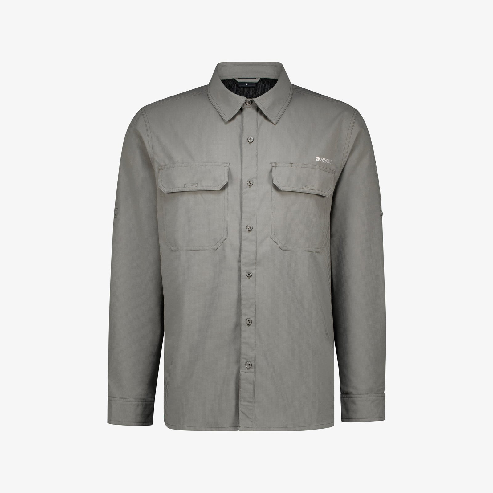 Hi-Tec Men's UV50 Quick-Dry Stretch Long Sleeve Outdoor Bush Shirt
