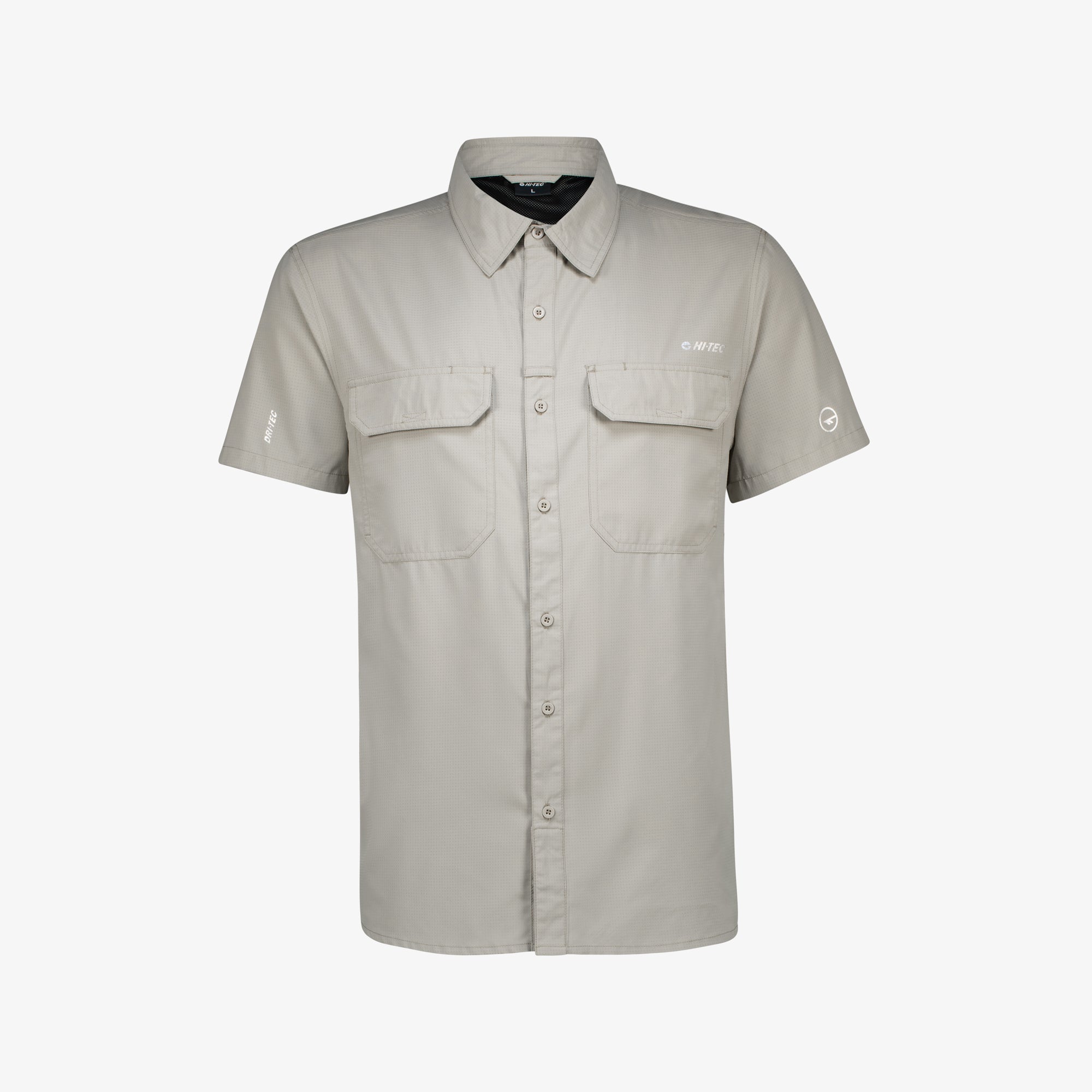 Hi-Tec Men's UV50 Quick-Dry Comfort Stretch Outdoor Short Sleeve Bush Shirt