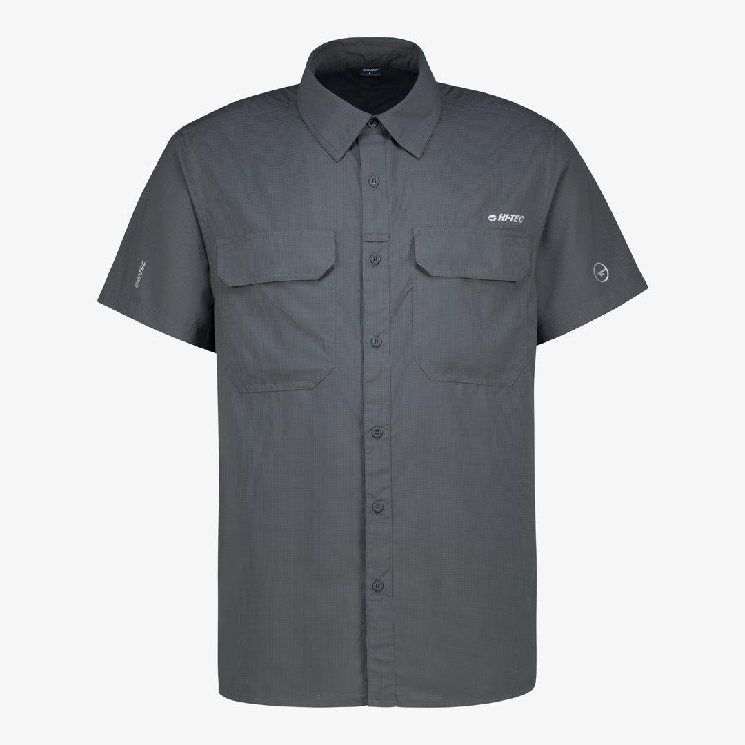 Hi-Tec Men's UV50 Quick-Dry Comfort Stretch Outdoor Short Sleeve Bush Shirt