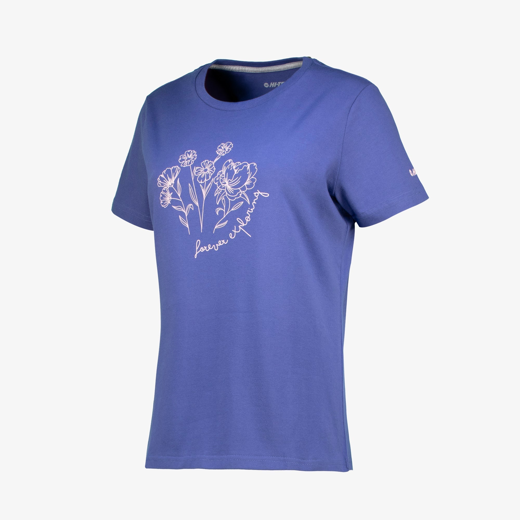 Hi-Tec Women's Soft Cotton Blend Short Sleeve Forever Exploring T-Shirt