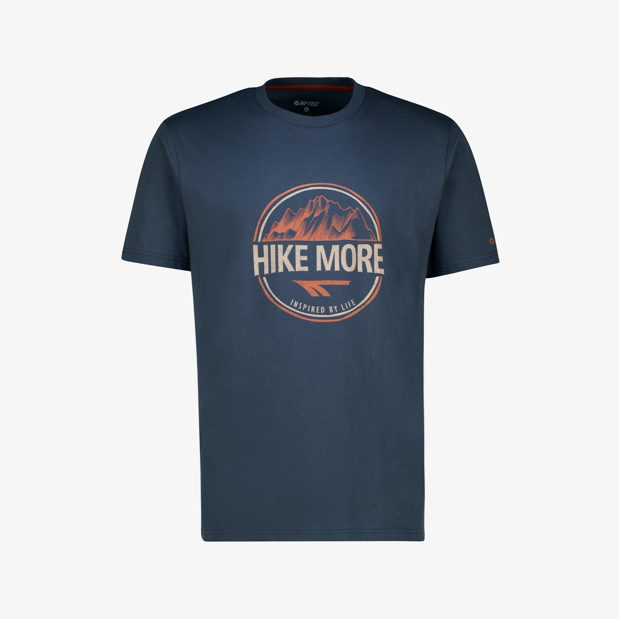Hi-Tec Men's Hike More Breathable Cotton T-Shirt for Outdoor Adventures