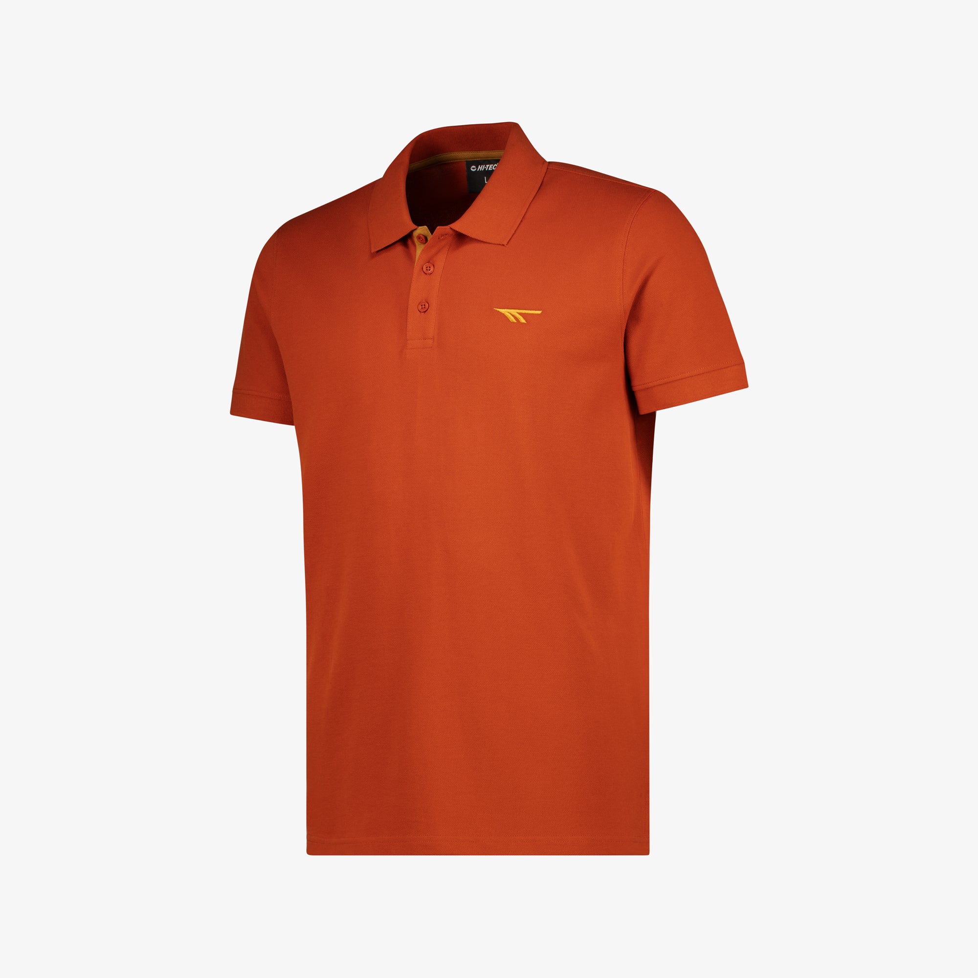 Hi-Tec Men's 100% Cotton Pique Polo Shirt – Breathable, Quick-Dry, Classic Style