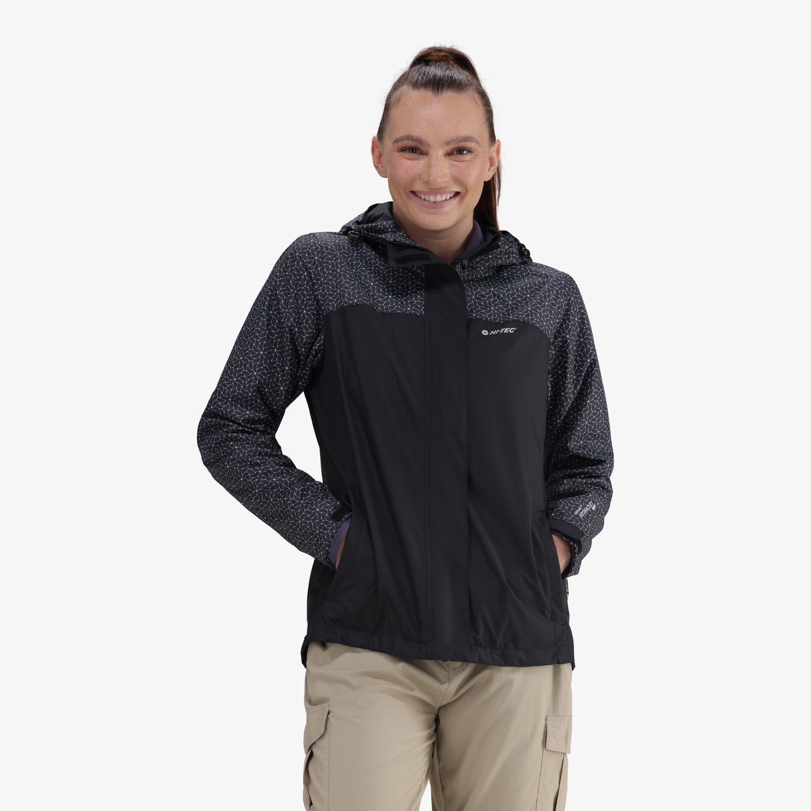 Hi-Tec Women's Lightweight Vapour Hooded Jacket - Casual Outdoor Comfort