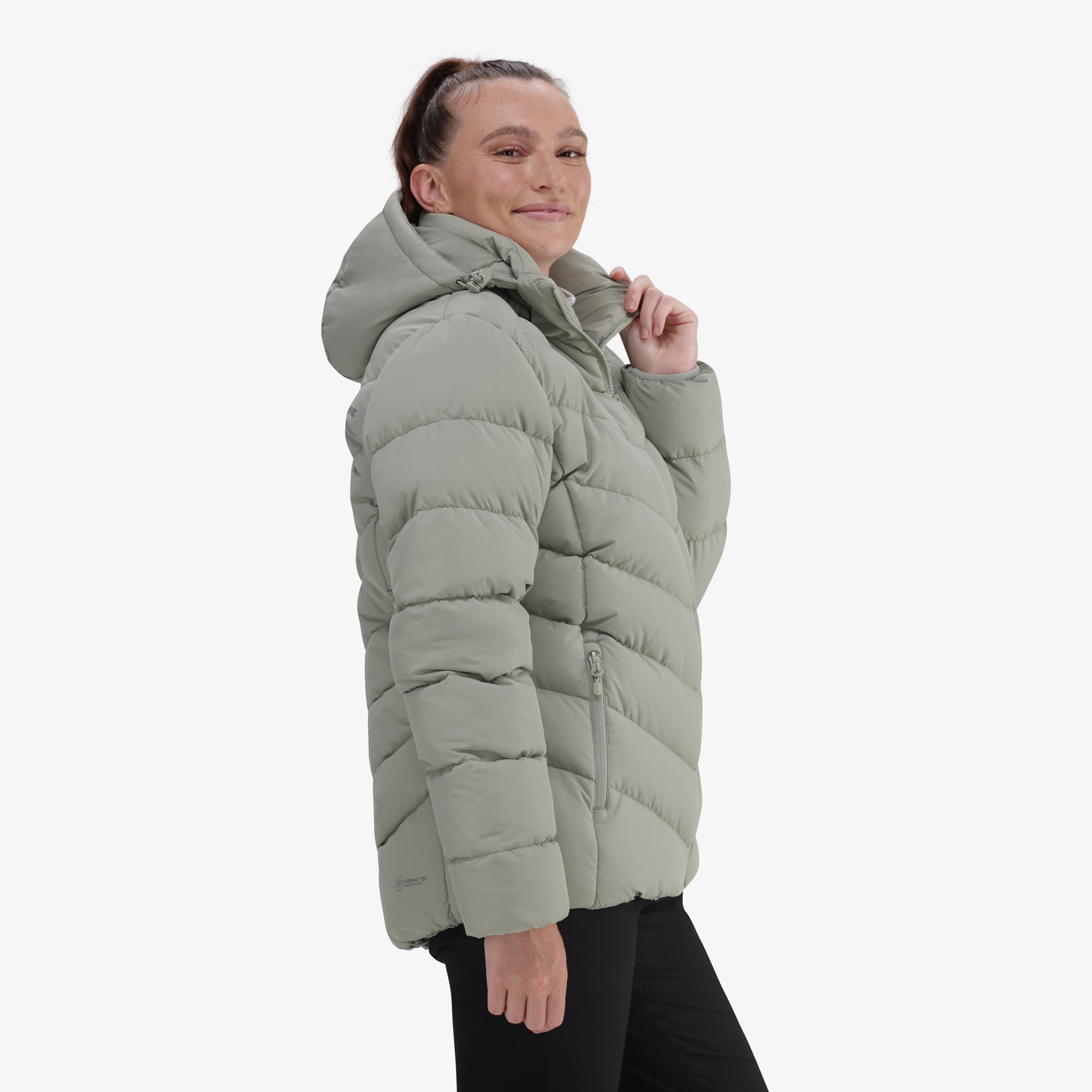 Hi-Tec Women's Lily Insulated Jacket: Warm, Windproof, Water-Repellent, Eco-Friendly Style