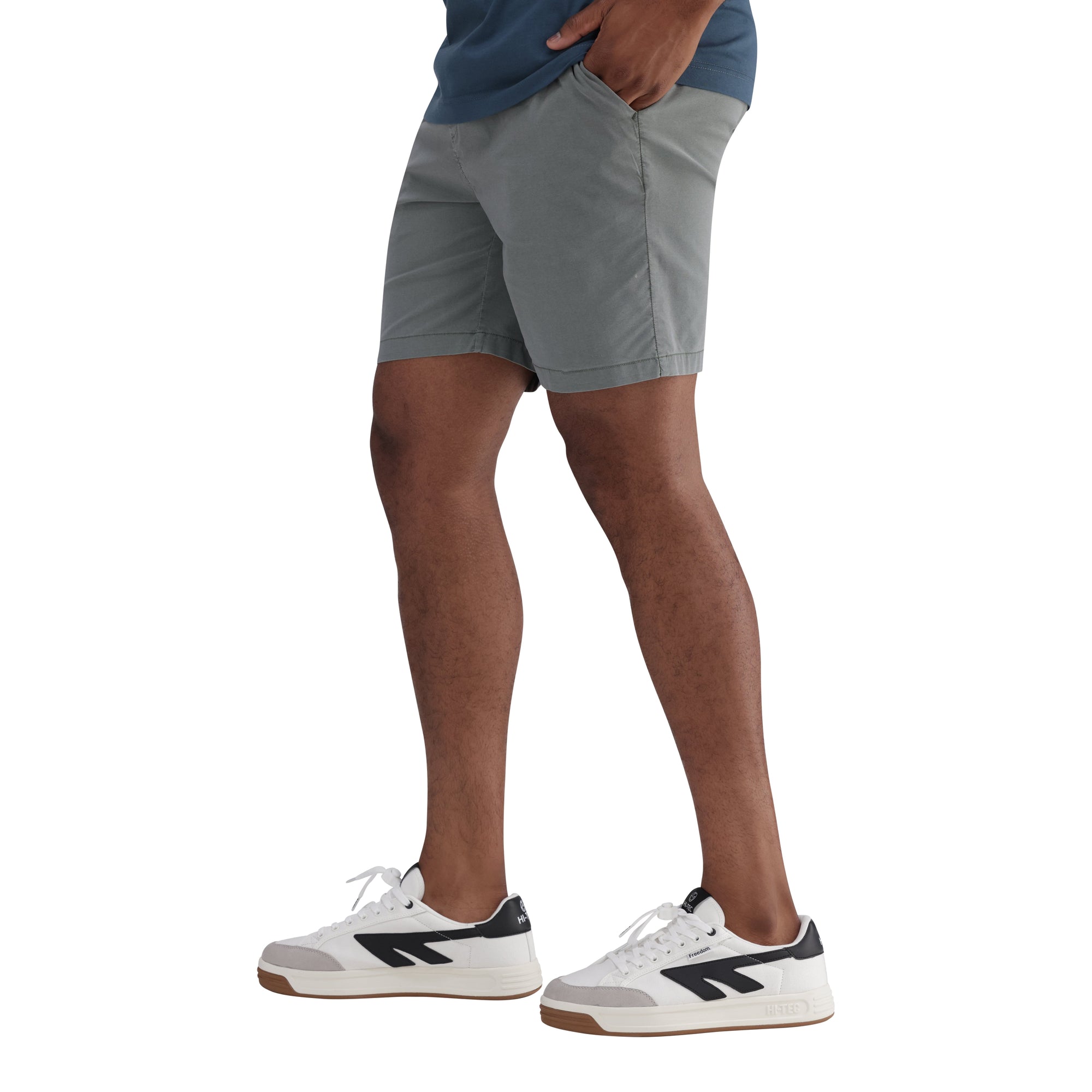 Men's Hi-Tec Outdoor Volley Shorts: Quick-Dry, 4-Way Stretch, Zippered Pockets