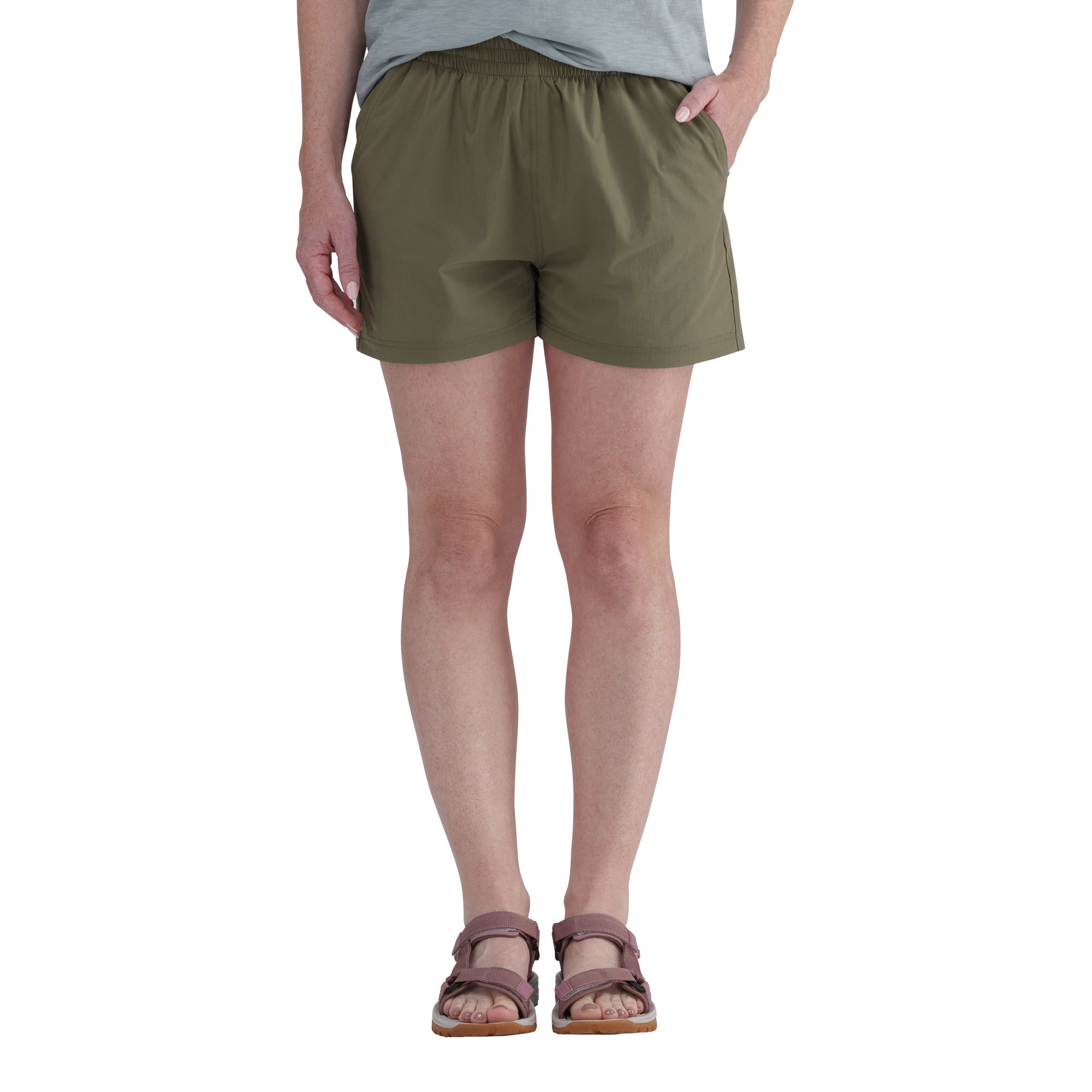 Hi-Tec Women's Outdoor Volley Shorts with Zip Pocket for Active Comfort