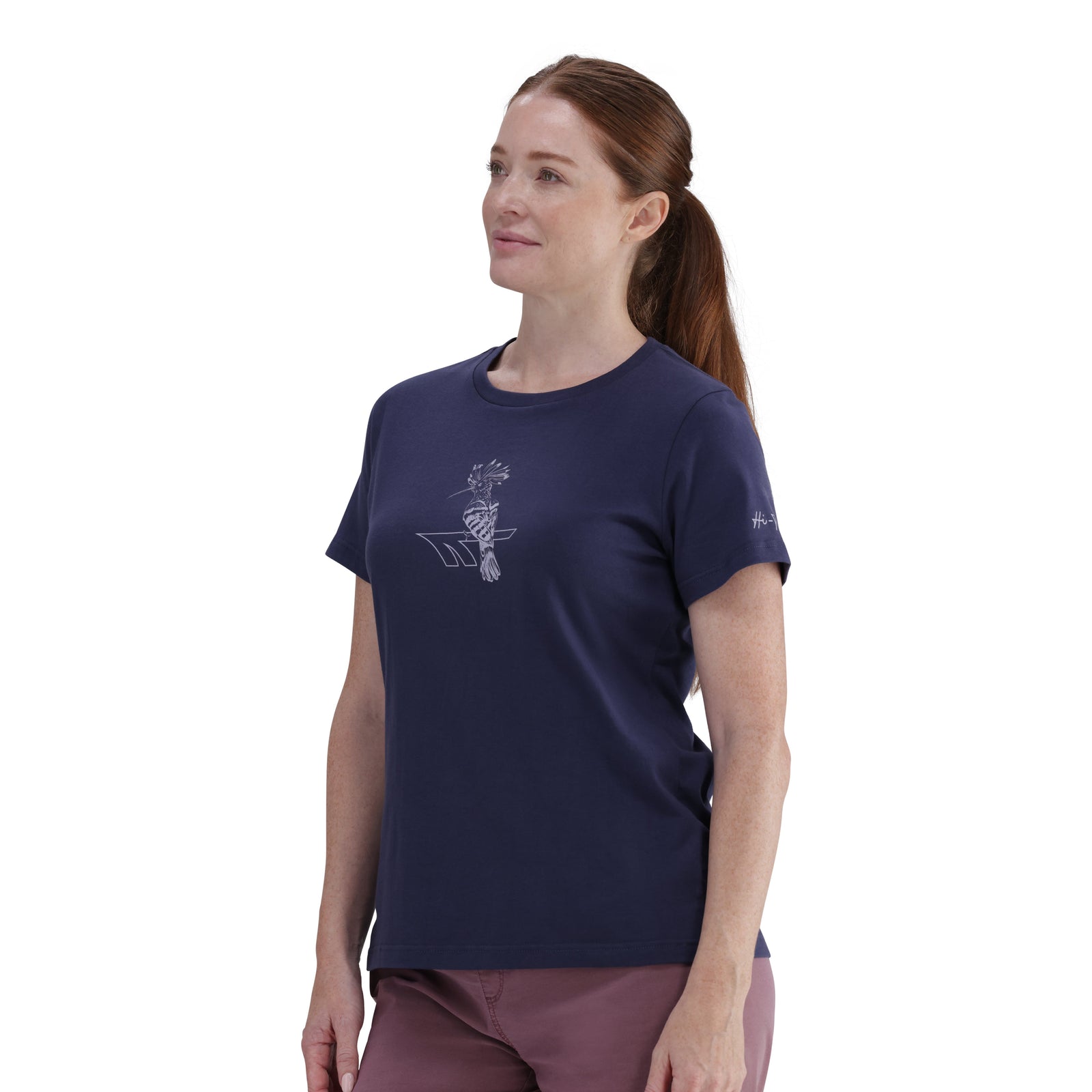 Hi-Tec Ladies Birdsong Pure Cotton T-Shirt - Comfortable, Stylish, Playful Design