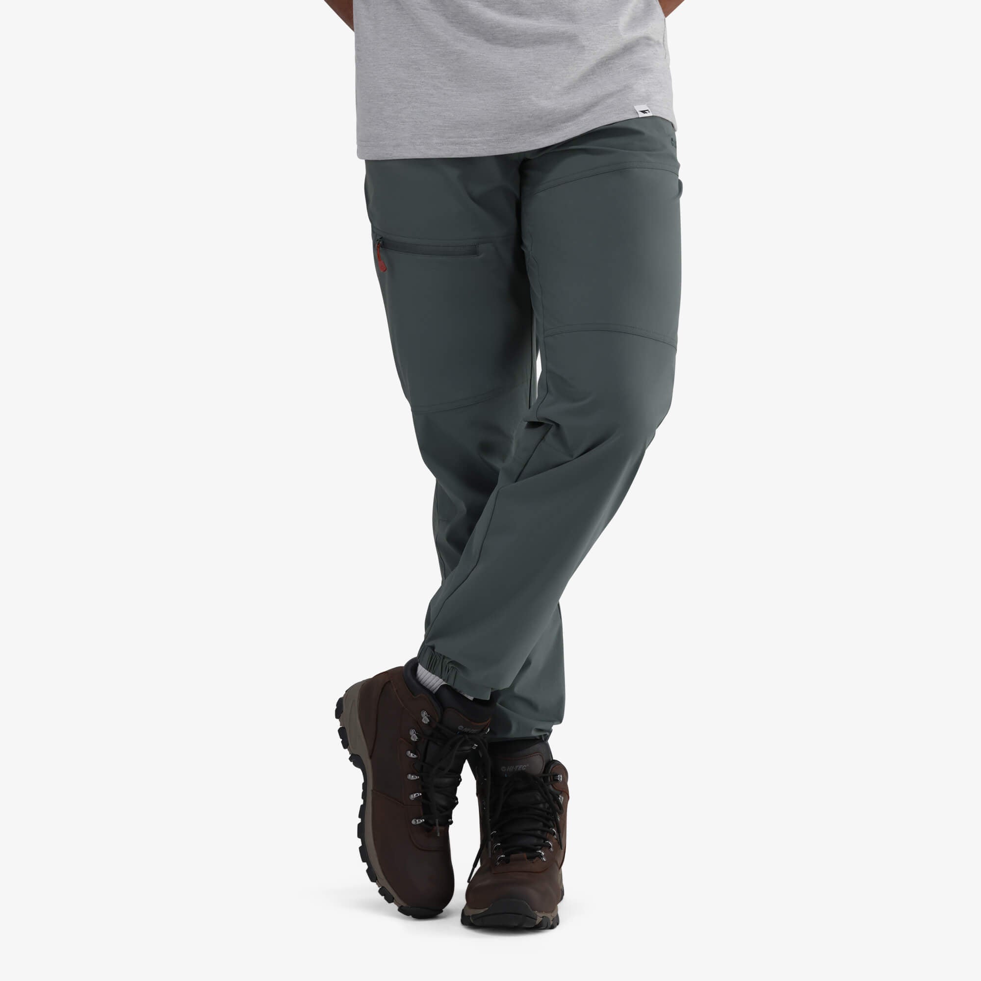 Hi-Tec Ranger Men's Cotton Canvas Cargo Pants with Multiple Pockets