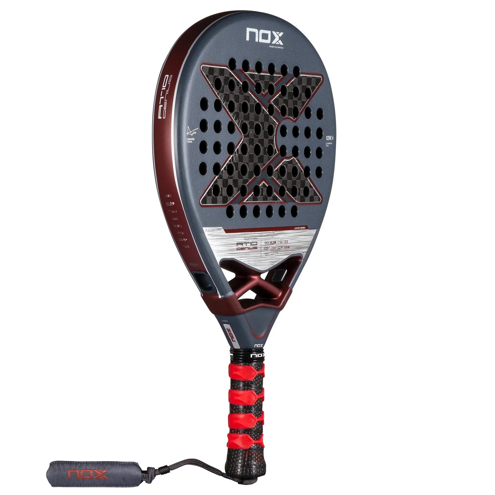 NOX AT10 Luxury Genius 12K Padel Racket - Cover