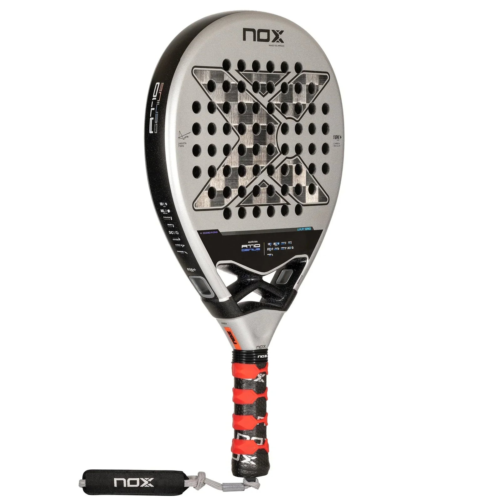 NOX AT10 Genius 18K Padel Racket 2024 -Cover