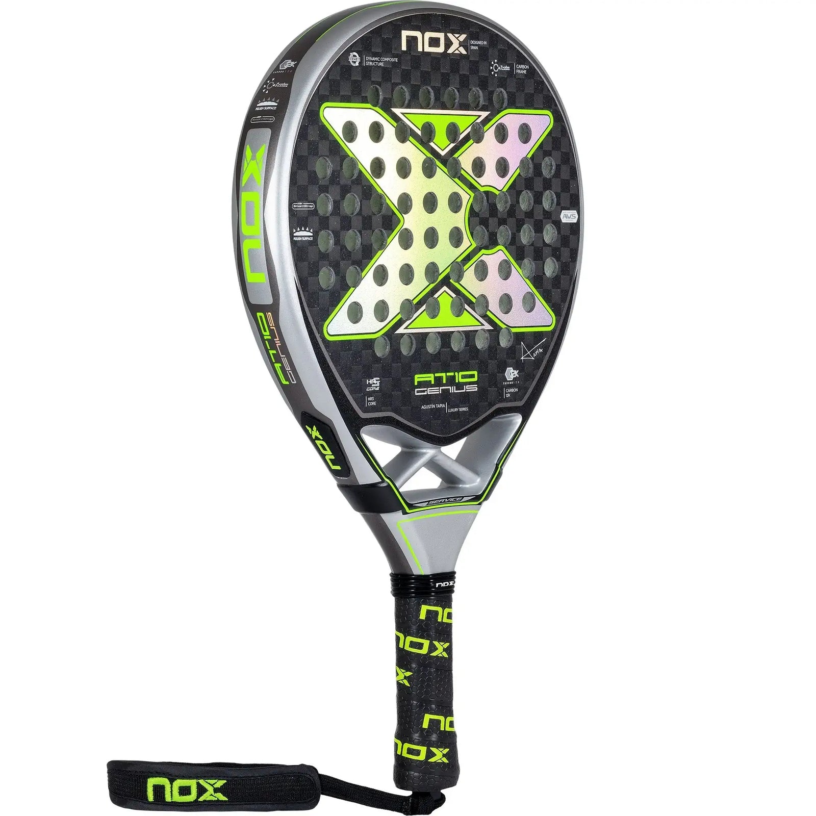 Nox AT10 Luxury Genius Arena 2023 Padel Racket by Agustín Tapia-Cover