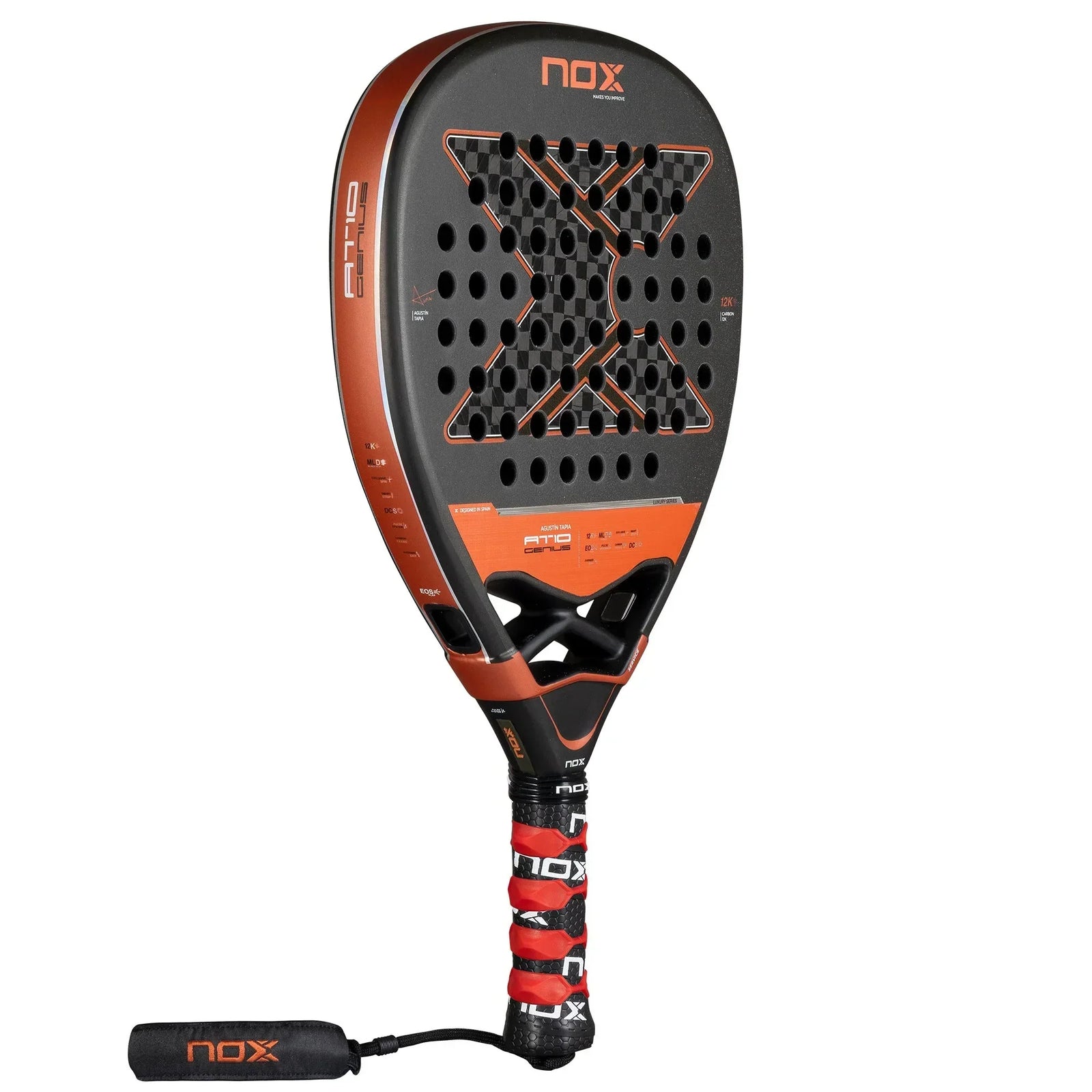 NOX AT10 Genius Attack 12K Padel Racket - Cover