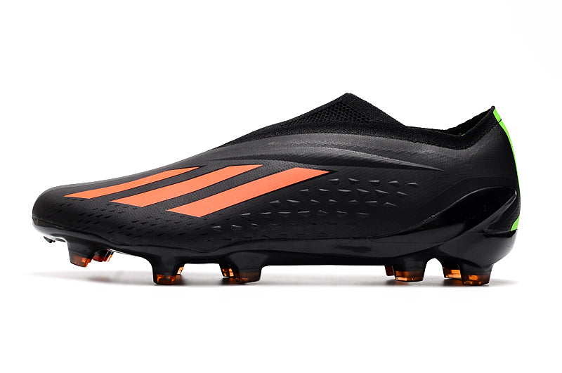 X SPEEDPORTAL+ FIRM GROUND - CORE BLACK/SOLAR RED