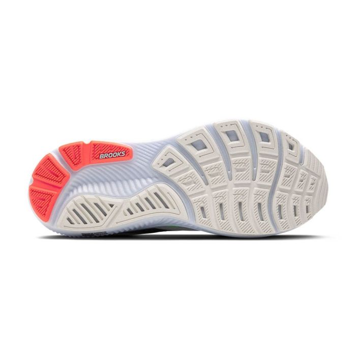Brooks Ghost 17 White/Pink Clay/Gecko