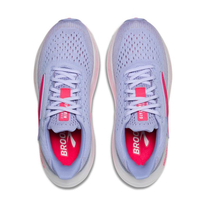 Brooks Glycerin Max Blue Heron/Diva Pink/White