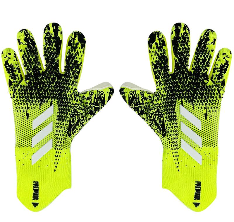 Predator league strapless goalkeeper gloves yellow