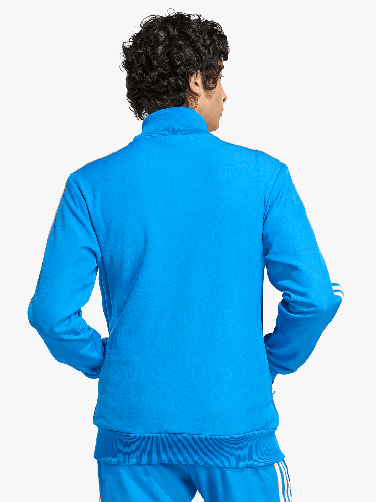 Adidas Men's Real Madrid Blue Terrace Icons Full-Zip Track Top