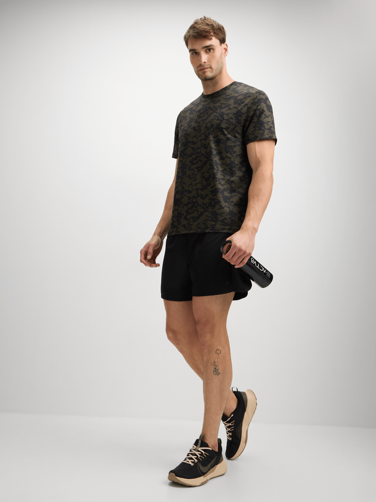 TS Men's Run Your Pace All-Over Print Fatigue Performance Tee