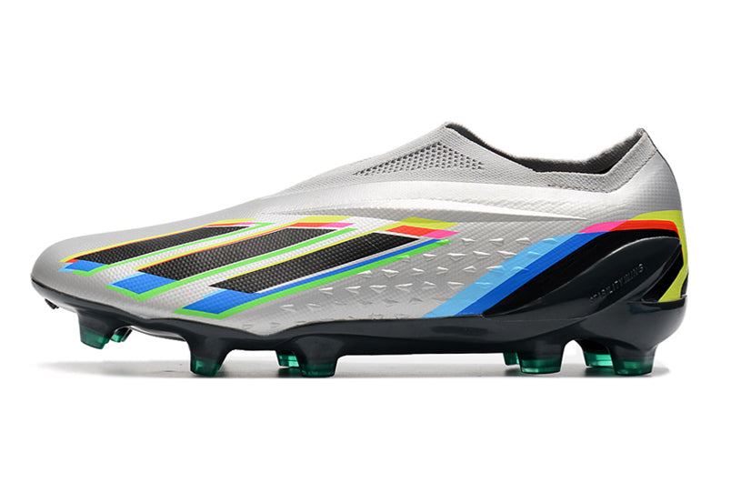 X SPEEDPORTAL+ FIRM GROUND - SILVER METALLIC