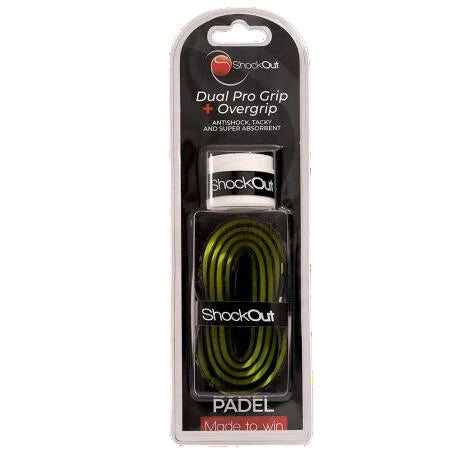 ShockOut Dual Pro Padel Racket Grip Set-Yellow