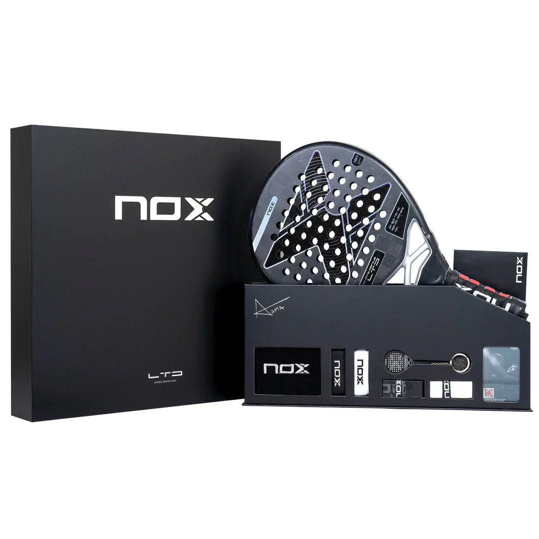 NOX AT2 Genius LTD Edition 2024 Padel Racket - Pack - Face
